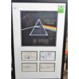 PINK FLOYD SIGNATURES: Nick Mason, Roger Waters,