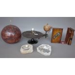 An Orrery model of a solar system with candle to the centre, 30cm at widest point,