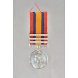 The Queen's South Africa Medal with three bars Tugela Heights,