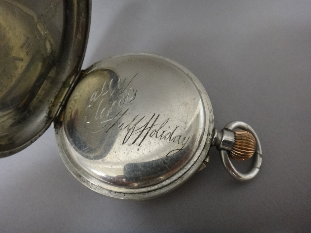 ALLY SLOPER: A vintage, late 19th century gentleman's pocket watch. - Image 3 of 4