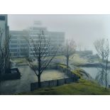 ANON: (Contemporary) FINE ART PRINT: a colour photographic print of a grey winter's day view of