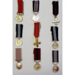 A collection of nineteen dress miniature medals, mostly Second World War,