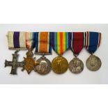 A group of six medals to Major R.H.ALLEN, R.F.A.