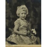 MARCUS ADAMS (1875 -1959) Princess Anne on her fourth birthday, August 15th,
