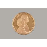 A United Kingdom gold proof five pounds crown 1997,