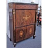 A 19th century French secretaire a abattant,