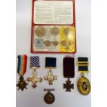 A 1914-15 Star to 3281 PTE J.H.WATT. CAN:A.M.C., a 1914-18 British War Medal to 12-23304 PTE.W.