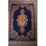 A part silk Kashan carpet, Persian,