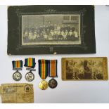 A 1914-18 British War Medal and a 1914-19 Victory Medal to 297 PTE.A.G.COLEMAN. RIF.