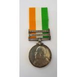 The King's South Africa Medal with two bars South Africa 1901 and South Africa 1902 to 1226 PTE G.