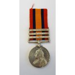 The Queen's South Africa Medal with three bars Cape Colony,