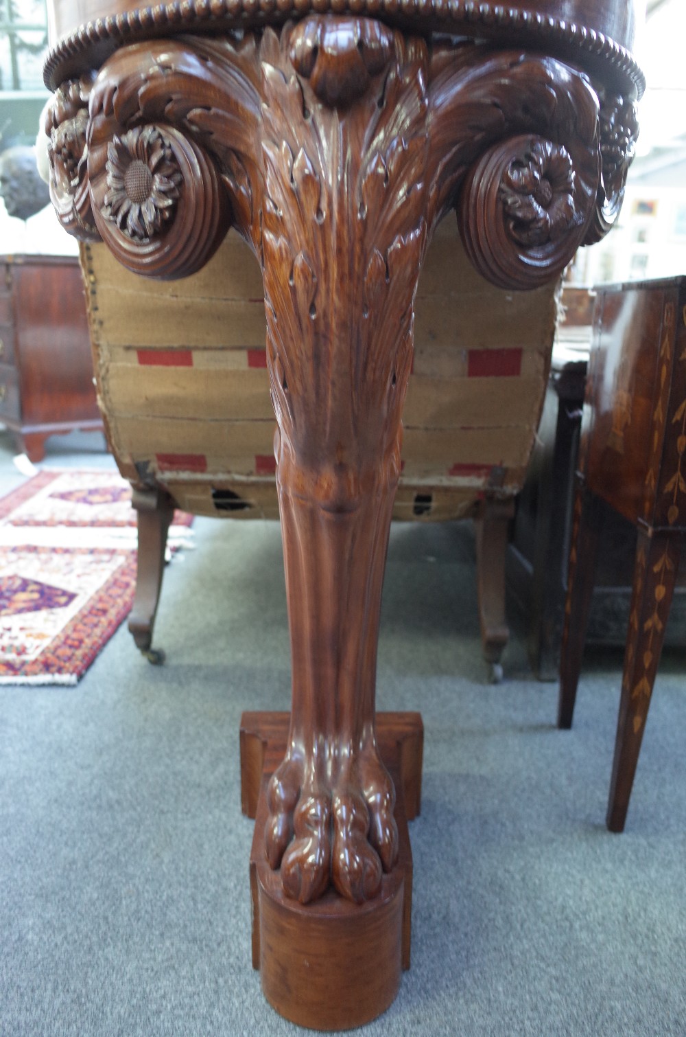 A pair of Louis Philippe mahogany consoles by Jacob-Desmalter, - Image 6 of 8