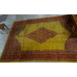 A Turkish carpet, 436cm x 305cm, (a.f.