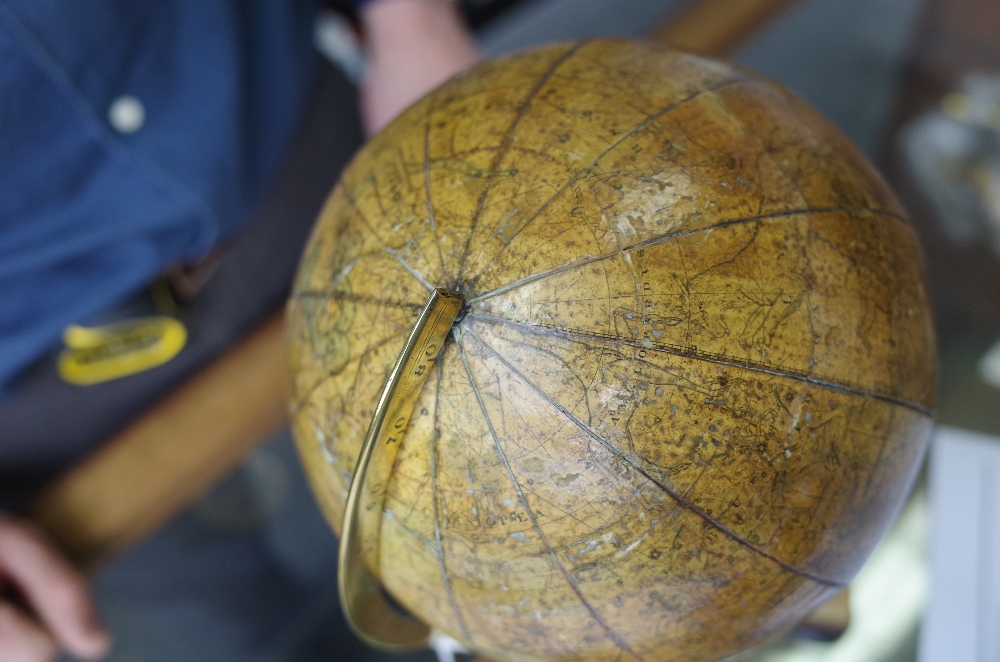 A Bale & Woodward six inch celestial globe, probably mid-19th century, on a mahogany tri-form stand, - Image 2 of 6