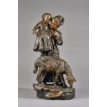 After Joseph D'Aste (French 1881-1945), a bronze figural group, circa.