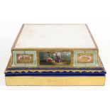 A 'Vienna' porcelain square base, circa 1900,