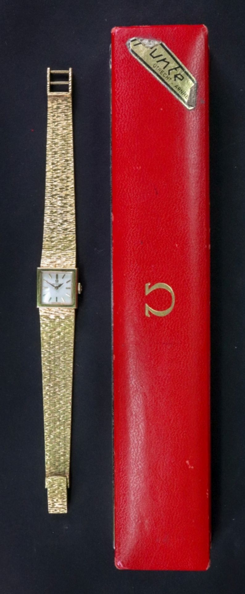 Omega; a lady's 18ct gold wristwatch, - Image 5 of 5