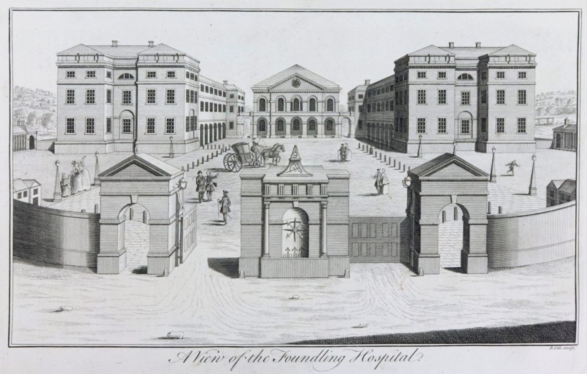 A collection of 23 prints and engravings of hospitals and medical buildings,