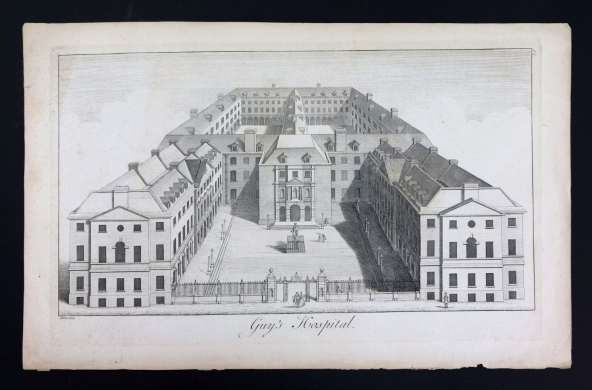 A collection of 23 prints and engravings of hospitals and medical buildings, - Image 3 of 24