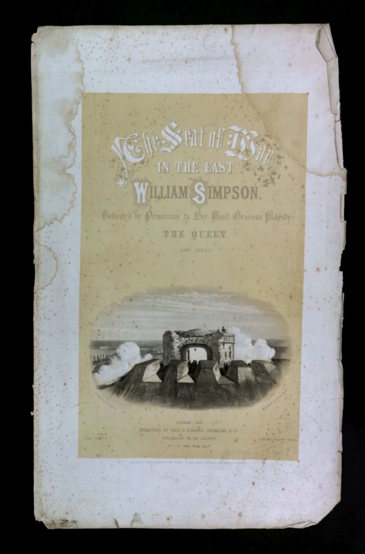 SIMPSON (William) The Seat of the War in the East, Paul & Dominic Colnaghi & Co, 1855, First Series, - Bild 3 aus 8