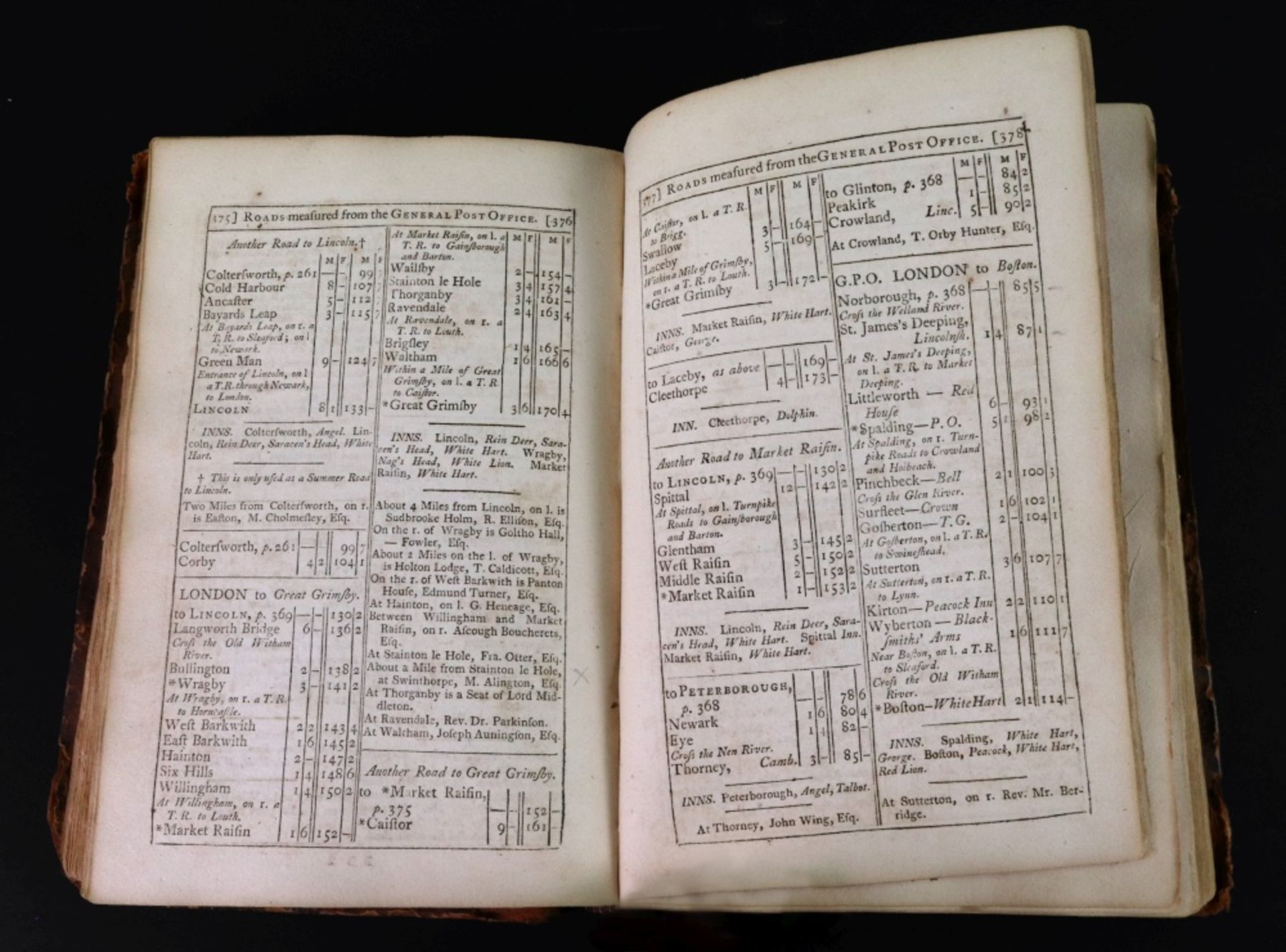 CARY (John) New Itinerary; or an Accurate Delineation of the Great Roads .... - Bild 2 aus 2