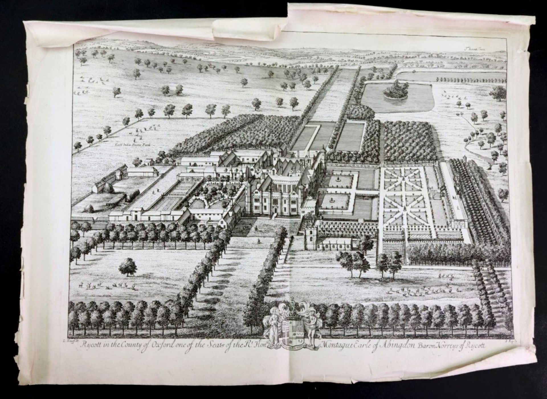 A collection of 13 prints and engravings of houses, buildings and aristocratic homes, - Image 12 of 13