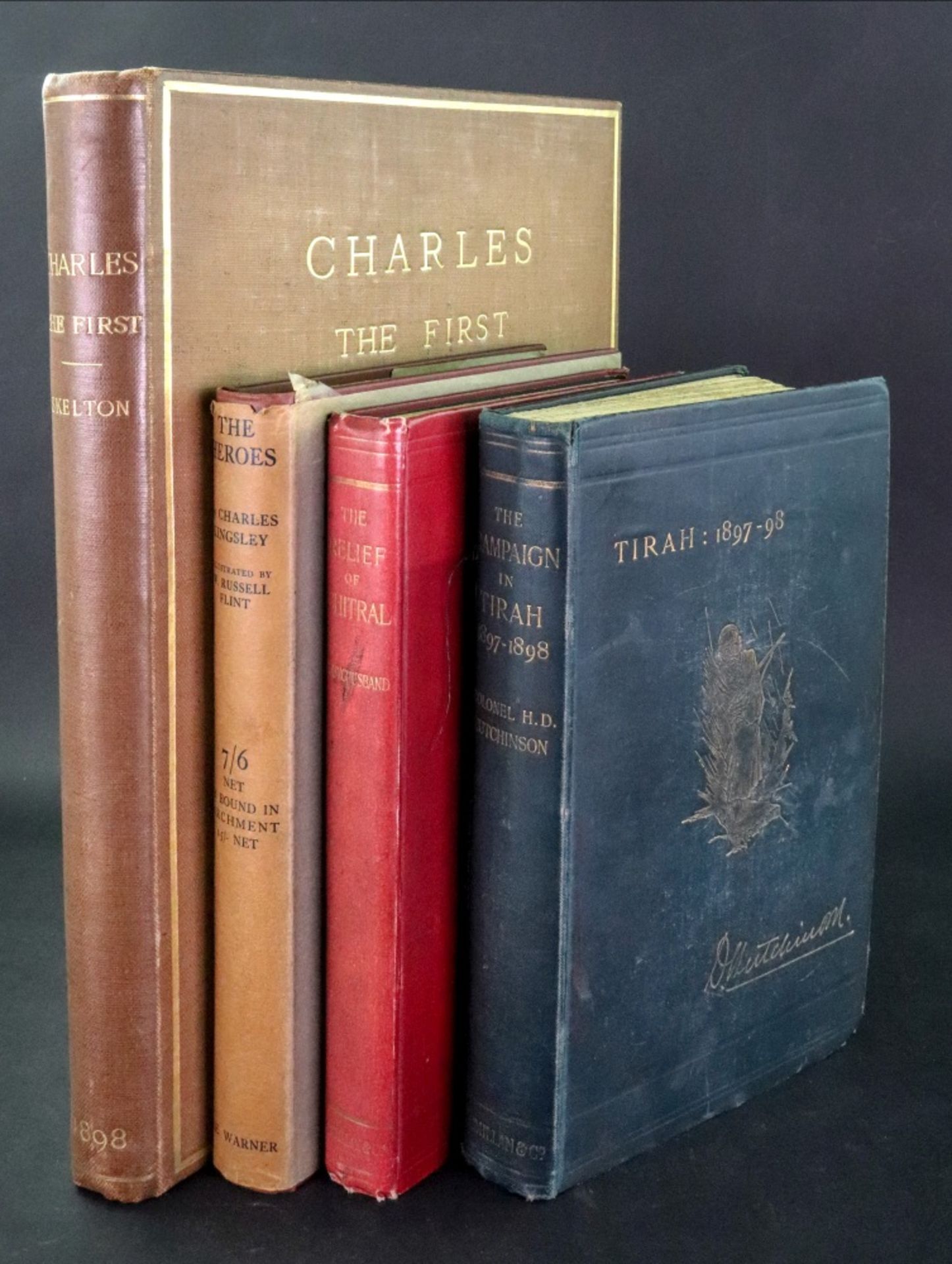 SKELETON (Sir John) Charles I, Goupil & Co, 1898, tissue guarded illustrations, gilt cloth,