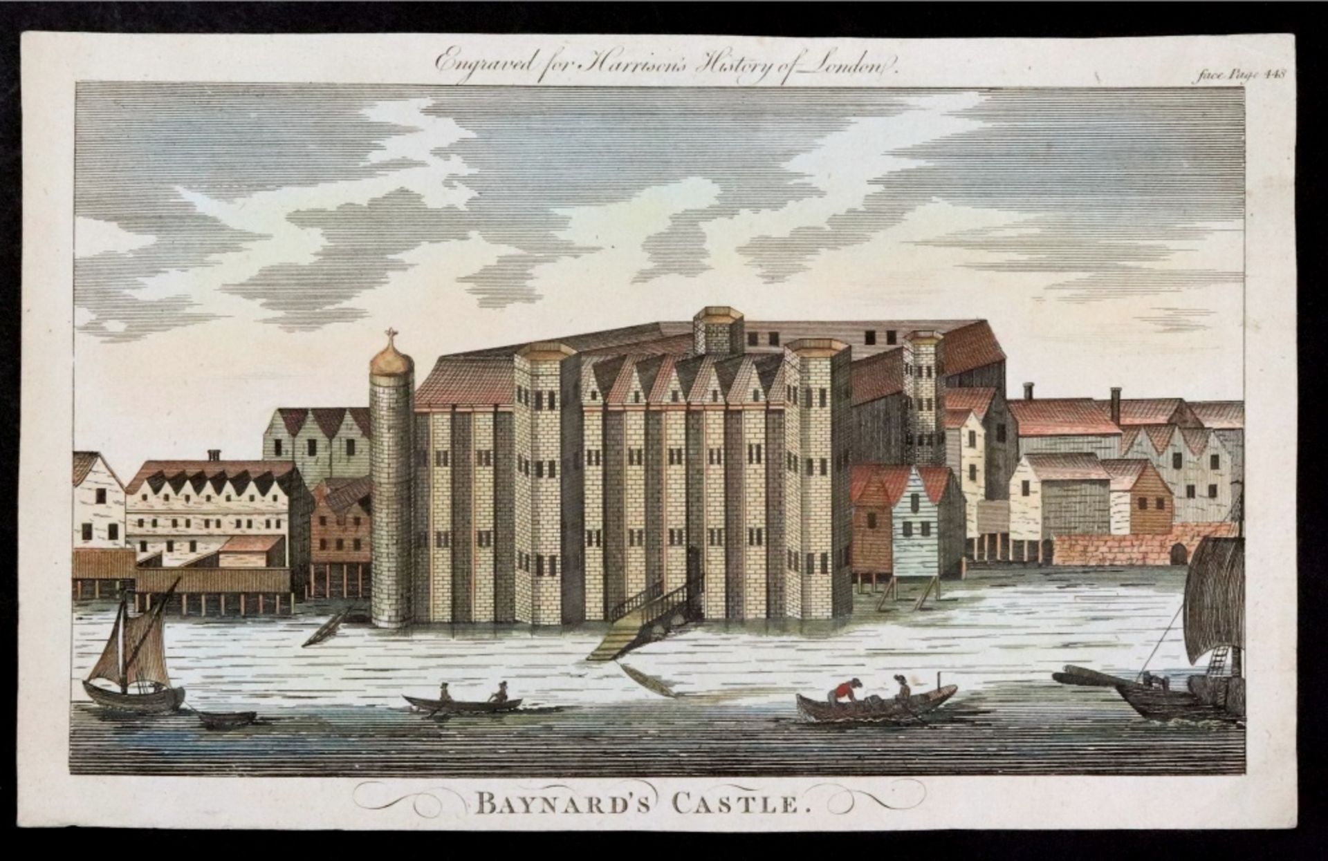 A collection of 13 prints and engravings of houses, buildings and aristocratic homes, - Image 5 of 13