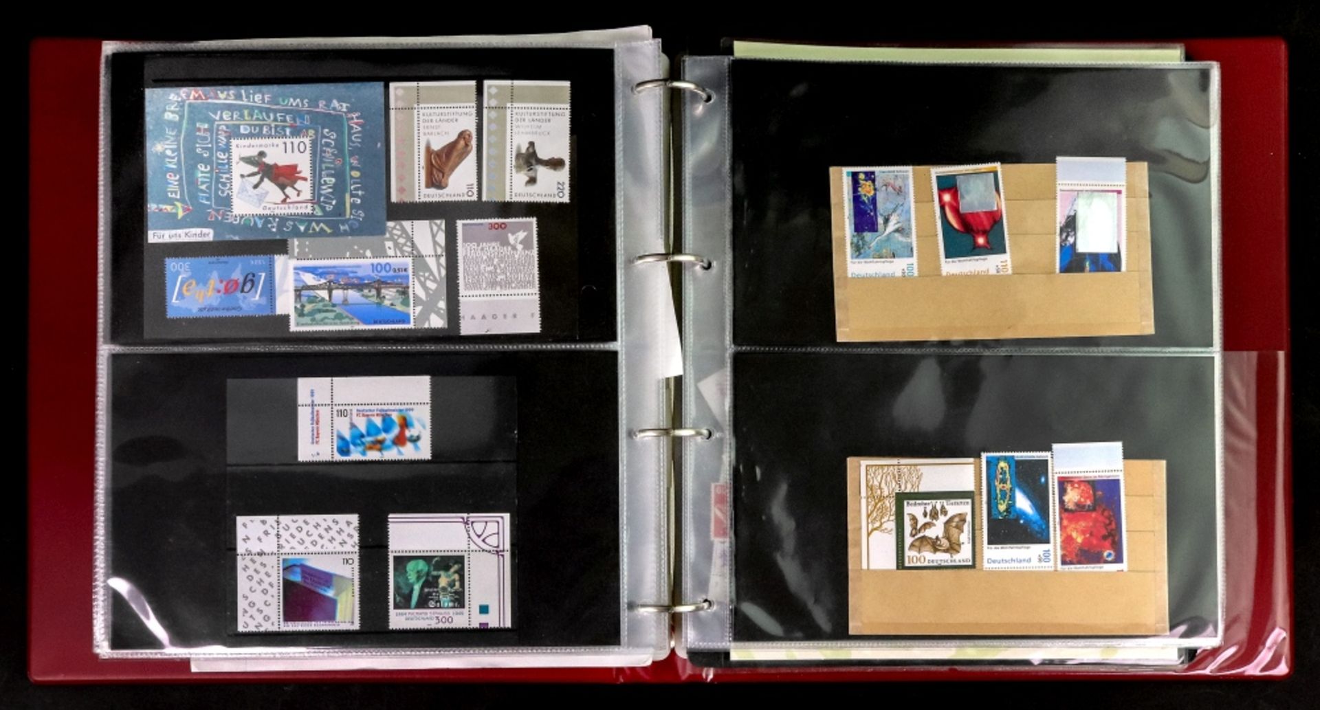 Germany; a large collection of unmounted mint mini sheets,