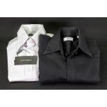 Versace men's shirt, size 15½" collar together with a Dolce & Gabbana men's shirt 15¾" collar (2).