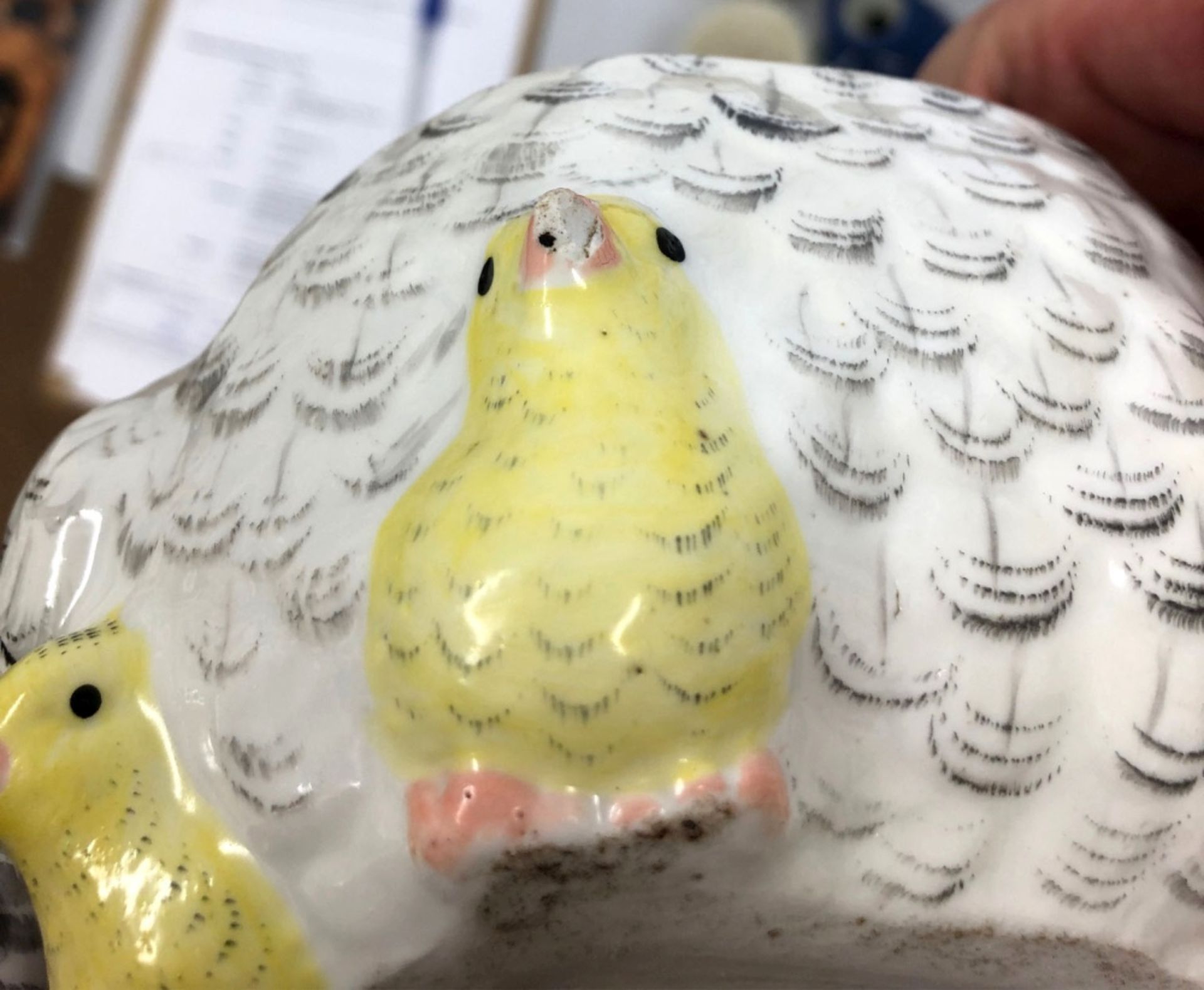 A continental porcelain hen tureen and cover, French or German, late 19th century, - Image 5 of 6