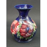 A Moorcroft pottery vase, 20th century,