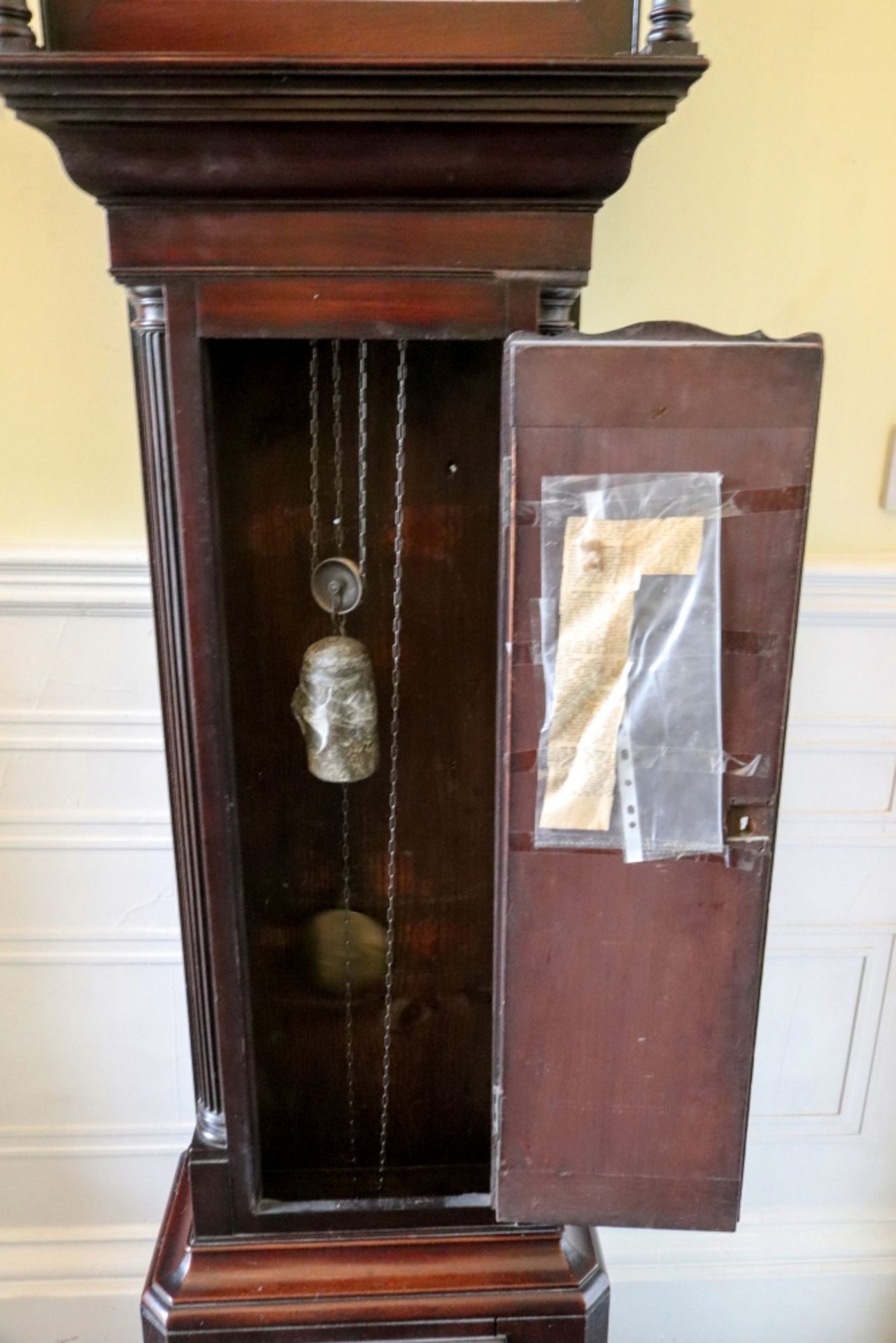 Lott Barwise Cockermouth; a George III mahogany longcase clock, - Image 4 of 4