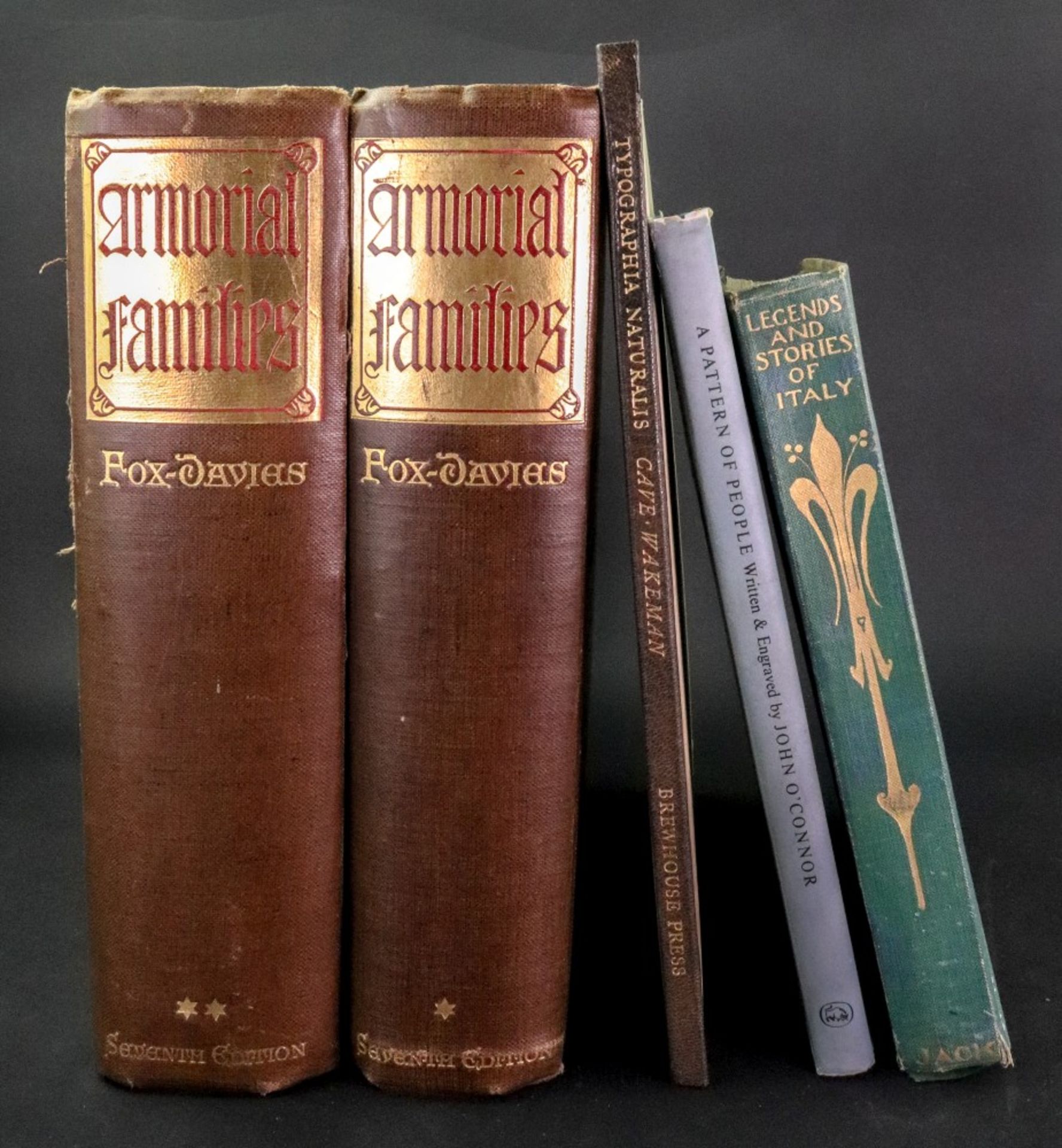 FOX DAVIES (Arthur Charles) Armorial Families, 7th edition, 1929 & 30, 2 volumes, cloth,