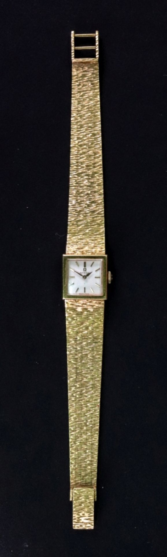Omega; a lady's 18ct gold wristwatch, - Image 2 of 5