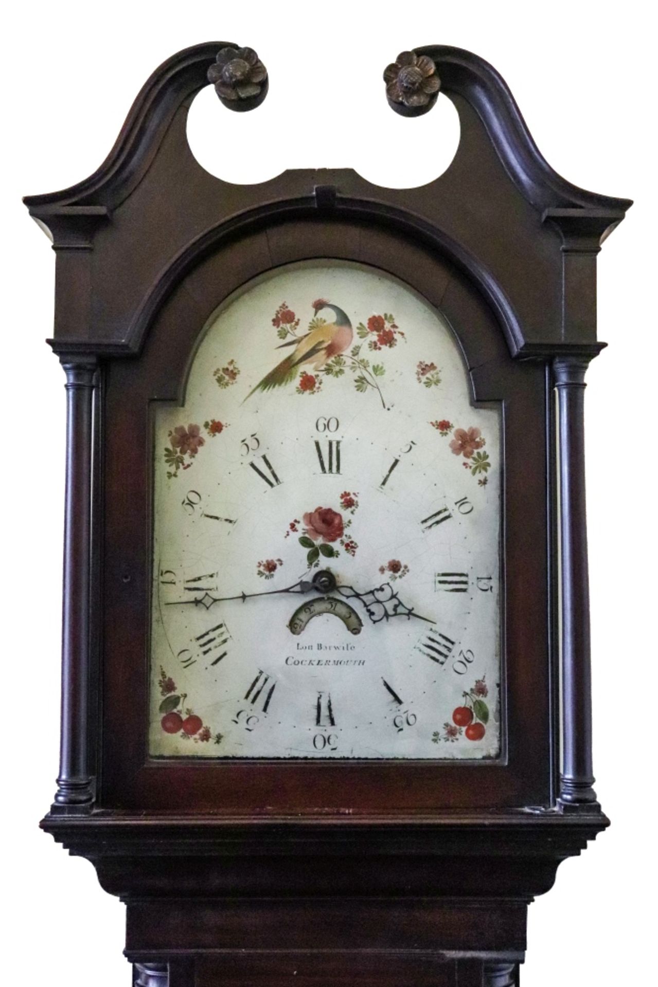 Lott Barwise Cockermouth; a George III mahogany longcase clock, - Image 2 of 4