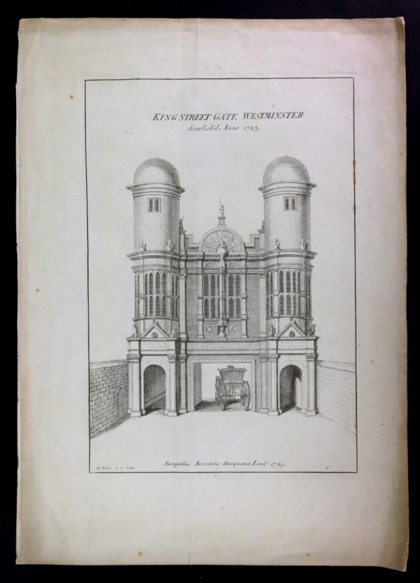 A collection of 13 prints and engravings of houses, buildings and aristocratic homes, - Image 3 of 13