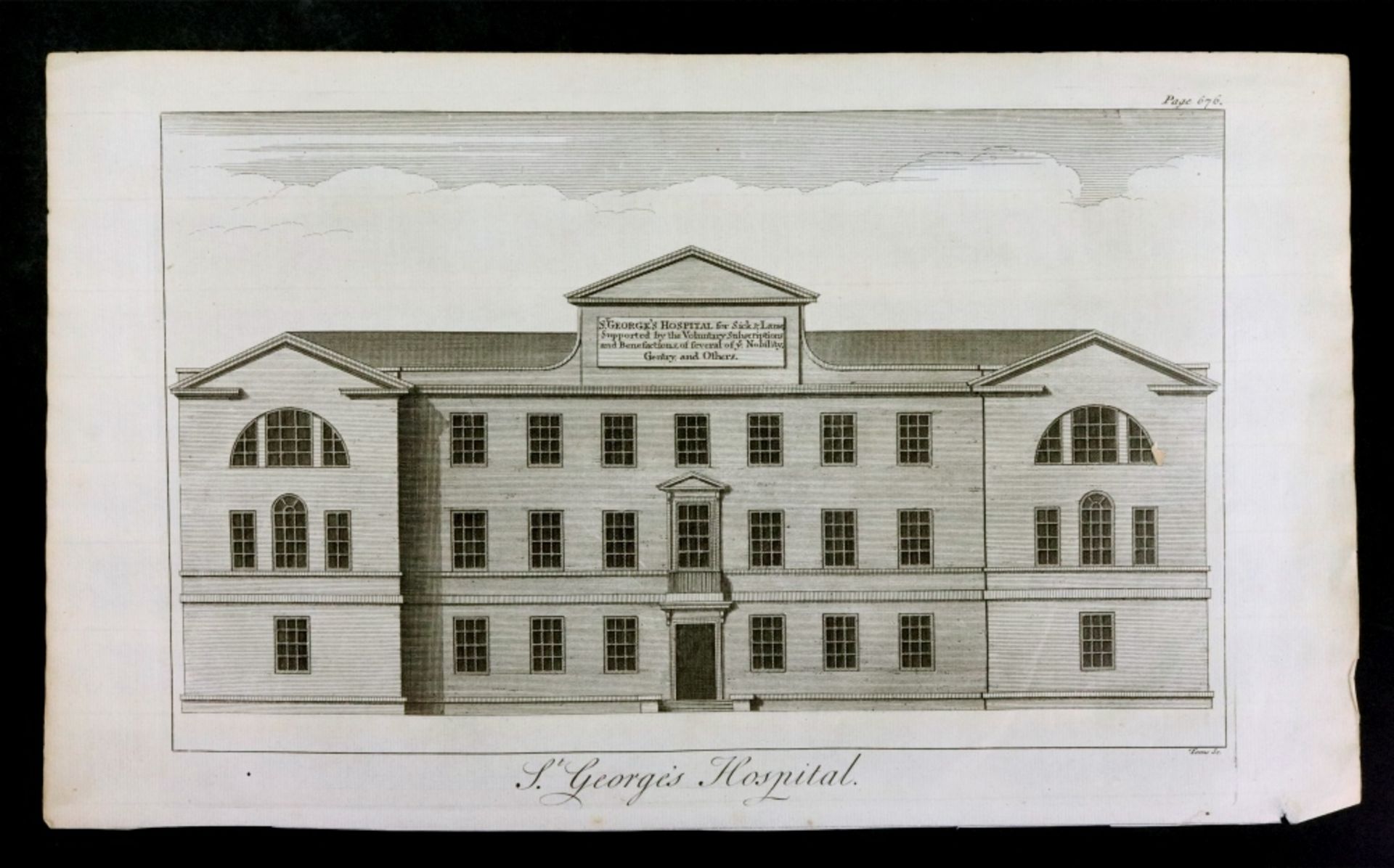 A collection of 23 prints and engravings of hospitals and medical buildings, - Image 18 of 24