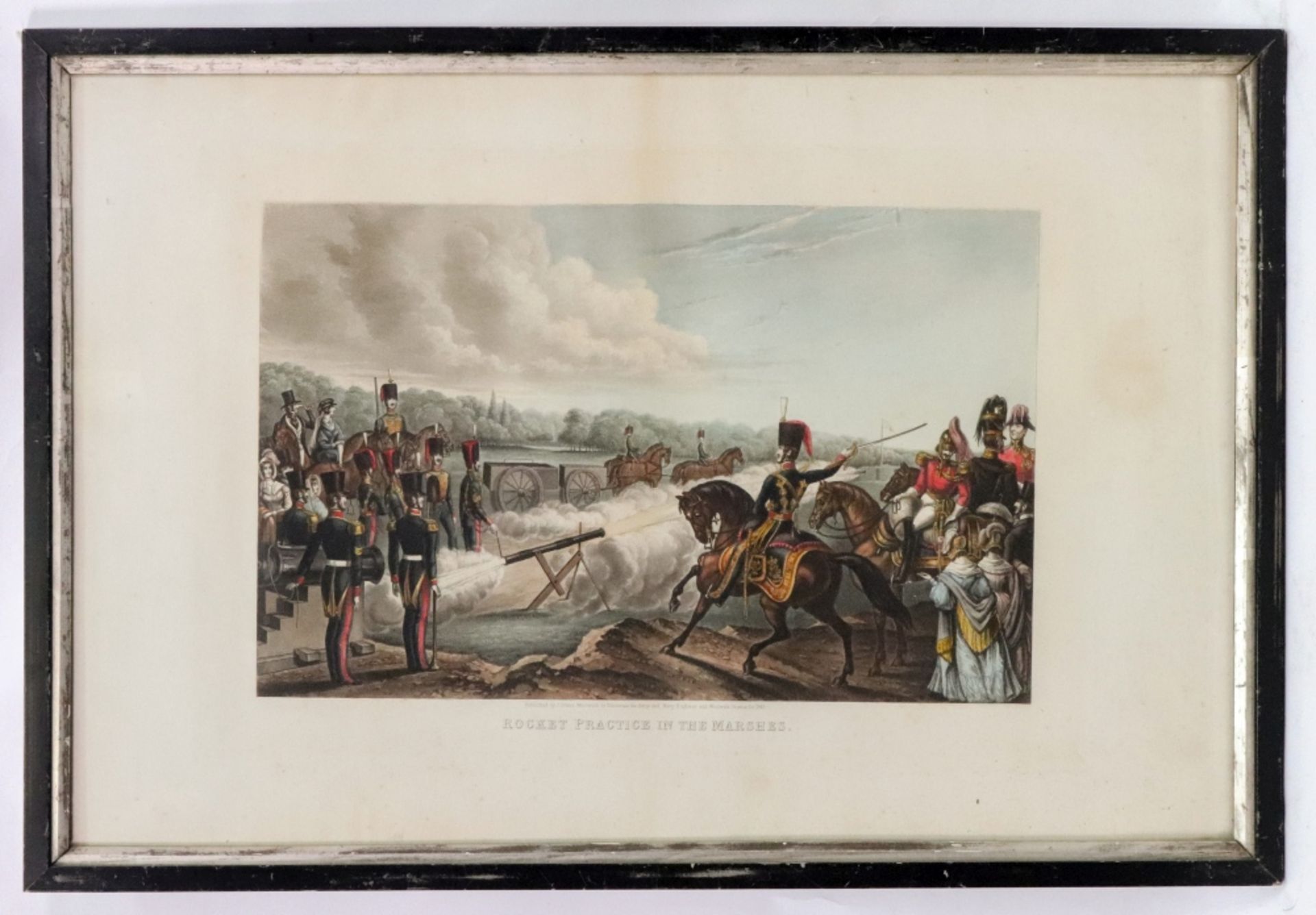 After John Grant, Royal Artillery Repository Exercises 1844, colour engraving by John Grant, - Image 4 of 4