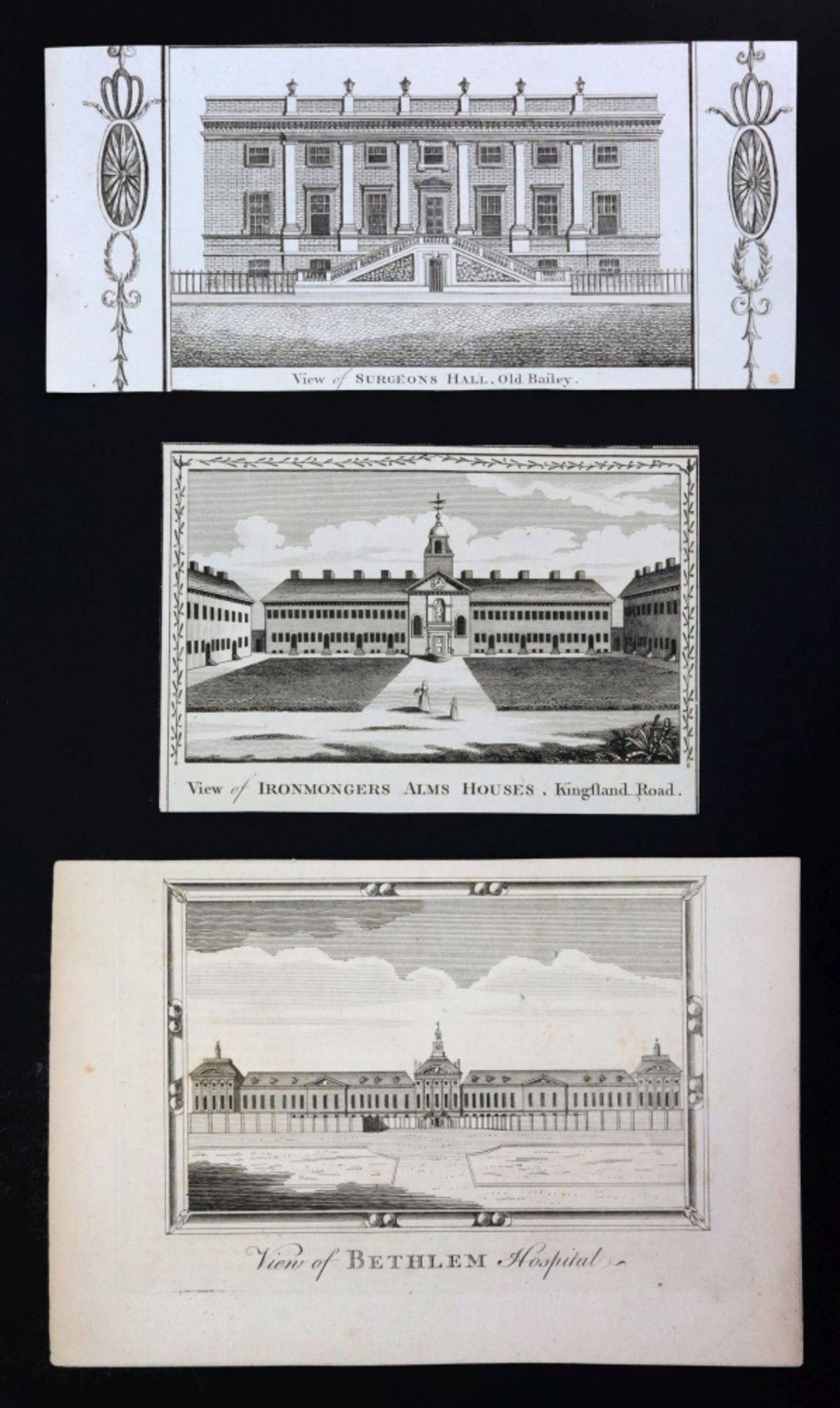 A collection of 23 prints and engravings of hospitals and medical buildings, - Image 14 of 24