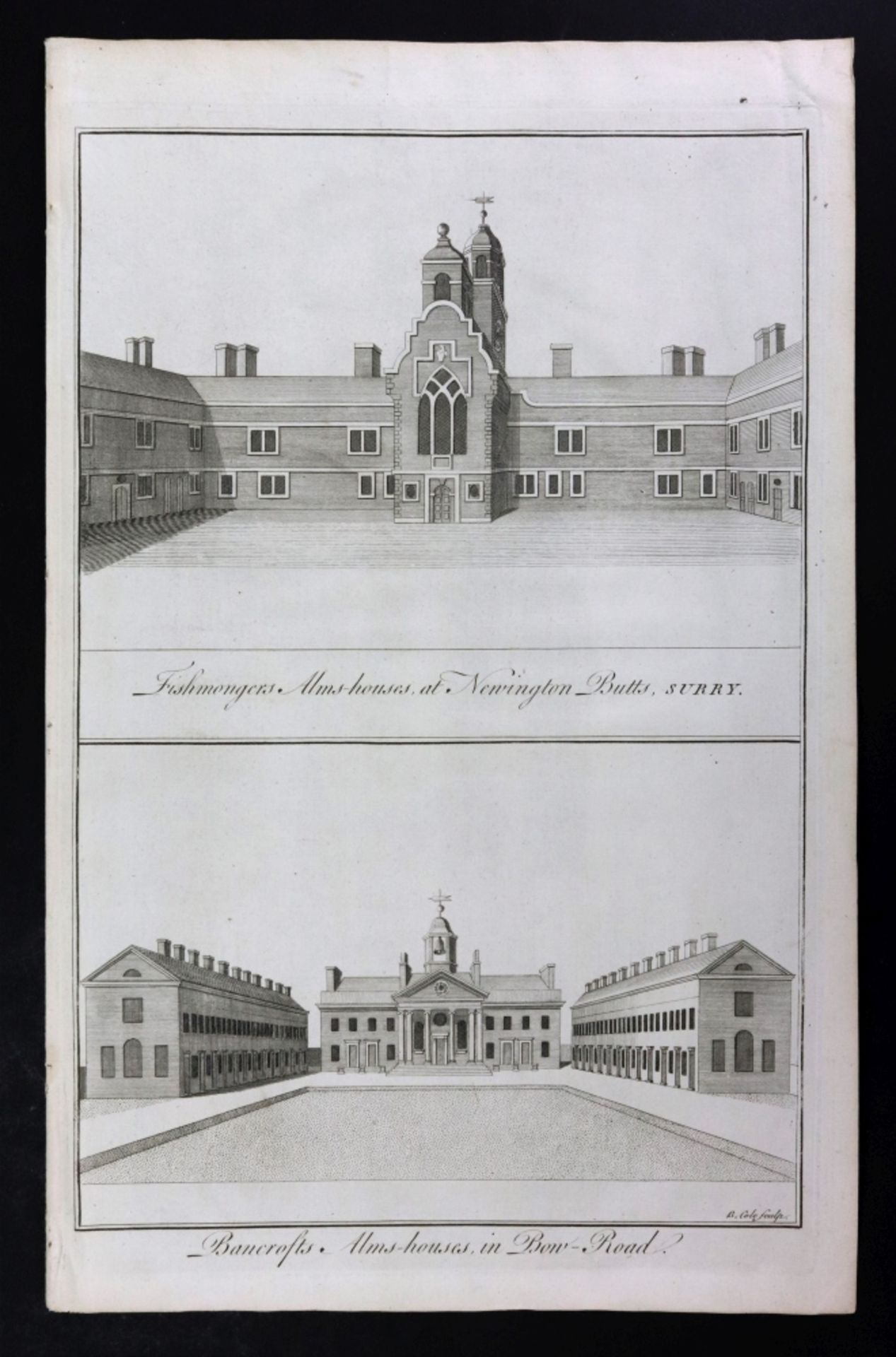 A collection of 23 prints and engravings of hospitals and medical buildings, - Image 9 of 24