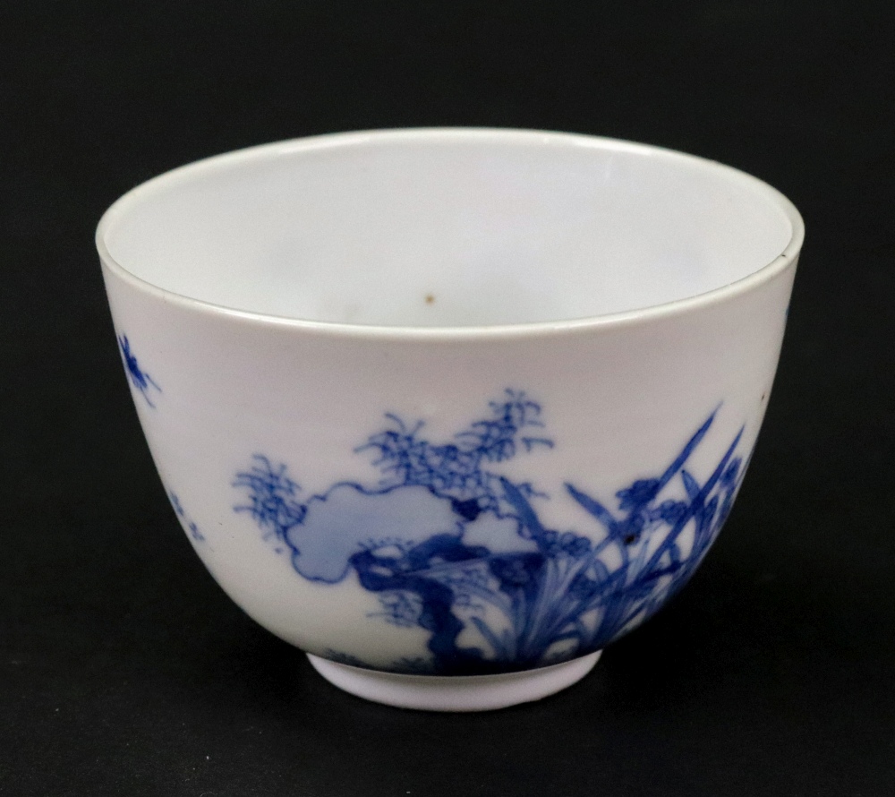 A small Chinese blue and white tea bowl, Chenghua six-character mark but later, - Image 20 of 22