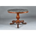 A 19th century French gueridon/centre table, circa 1830,