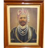 Indian School (early 20th century) Portrait of an Indian prince, Portrait of an Indian dignitary,