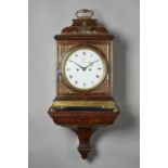 A GEORGE III GILT-BRASS-MOUNTED MAHOGANY BRACKET CLOCK By John Ellicott, London,