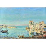 Jean Baptiste Duffaud (1853-1927), Les Goudes (Marseilles), oil on canvas, signed,