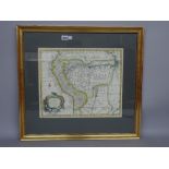 Three maps by Emanuel BOWEN: South American, framed and glazed : Paraguay,