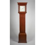 AN UNUSUAL GEORGE III OAK 30-HOUR LONGCASE CLOCK By William Kemp and John Holman, Lewes,