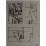 Keith Vaughan (1912-1977), Prospect From a Window, pencil, stamped with studio stamp, 25cm x 18cm.