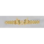 A gold and diamond set bracelet, by Petros & Takis,